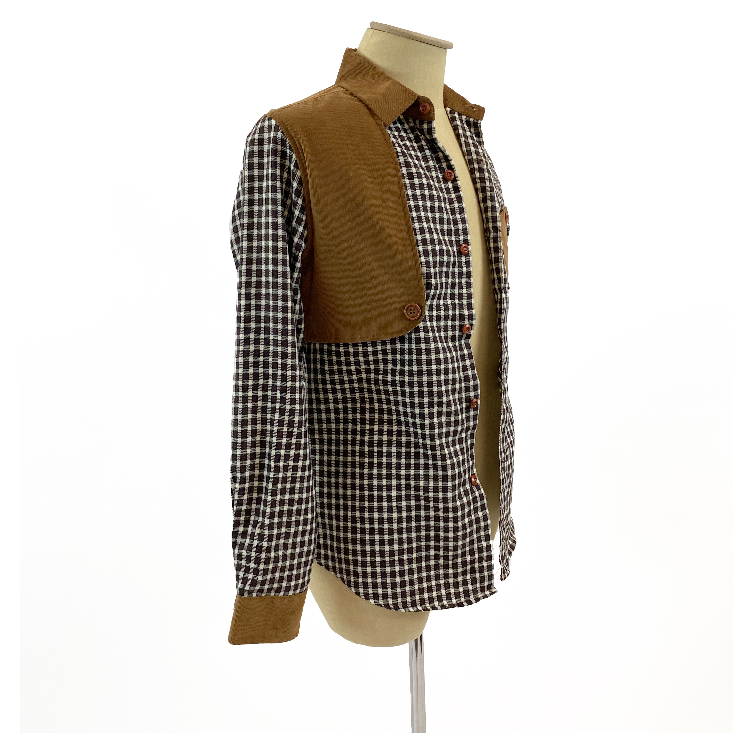 Vintage 70s Style Corduroy Shirt
