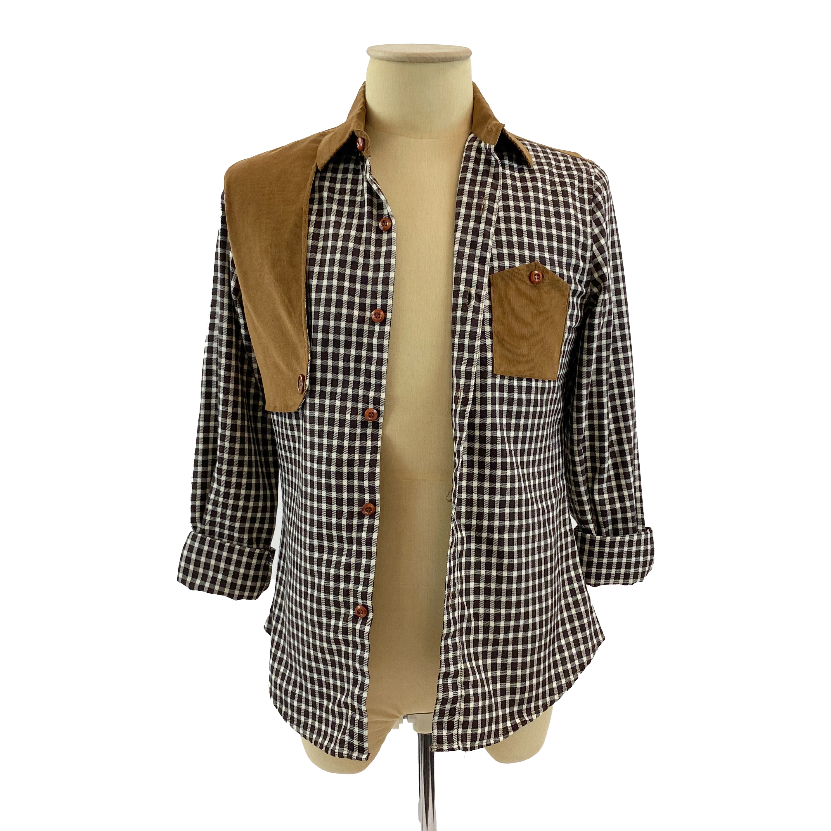 Vintage 70s Style Corduroy Shirt