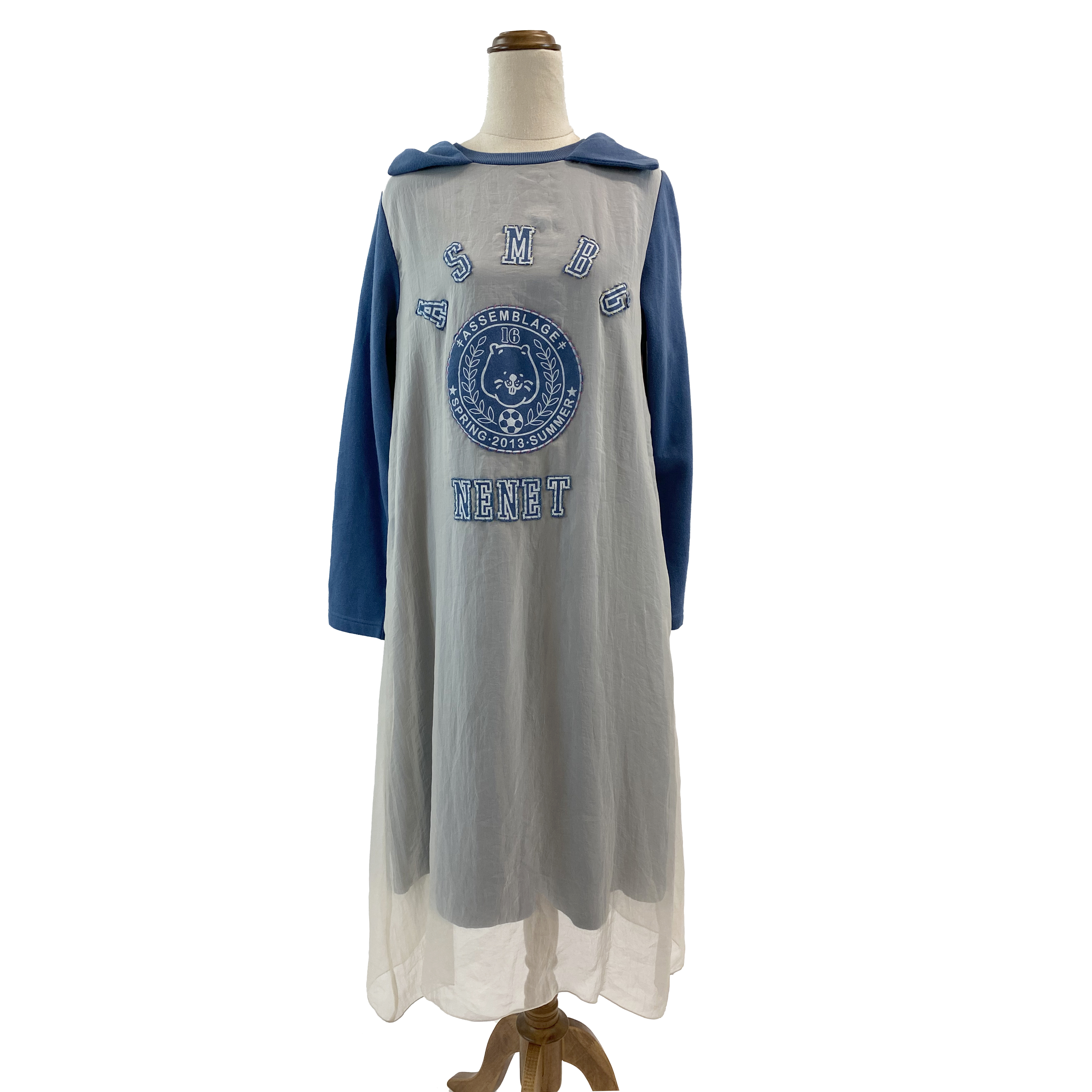 Ne-net Relaxed-fit Long Hooded Jersey