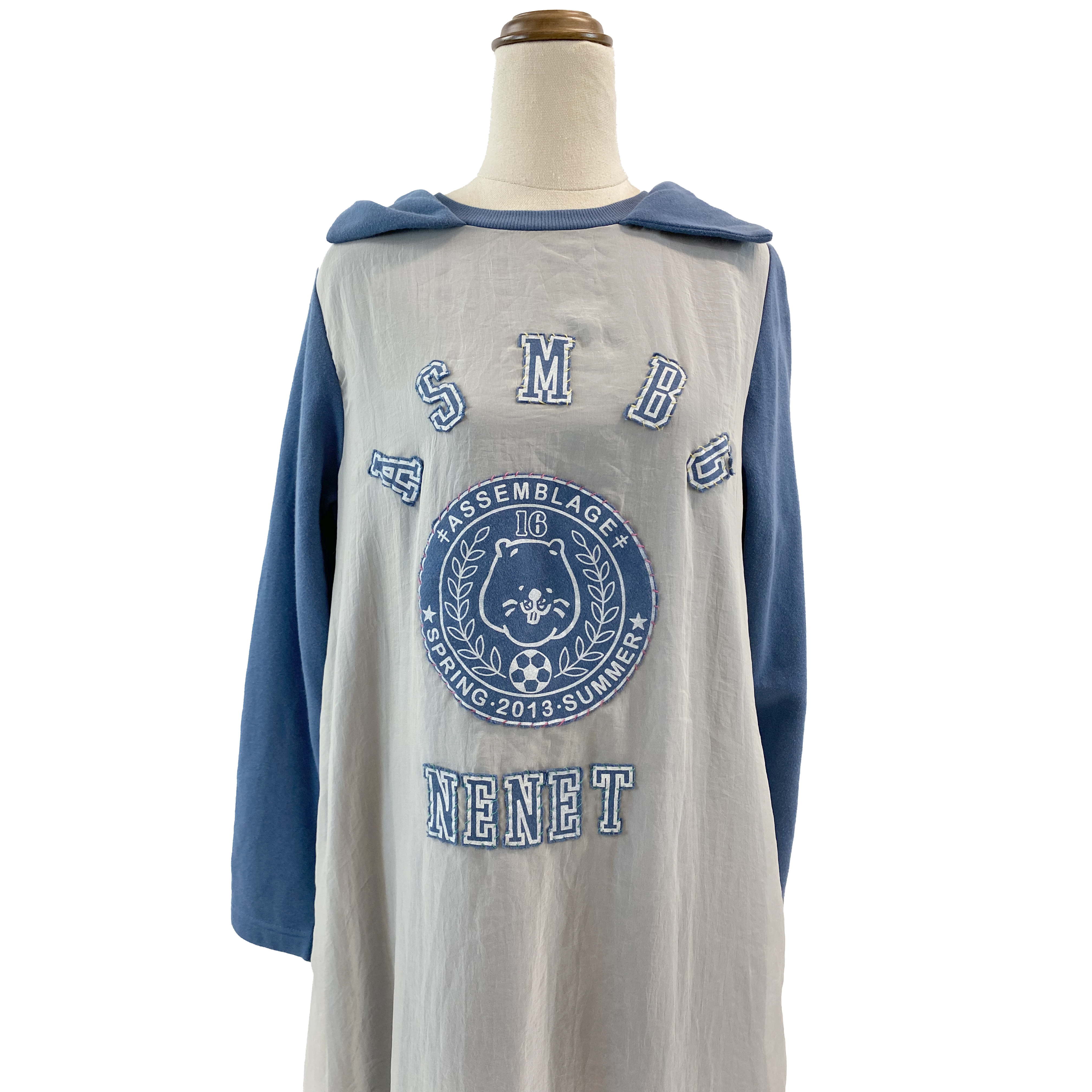 Ne-net Relaxed-fit Long Hooded Jersey