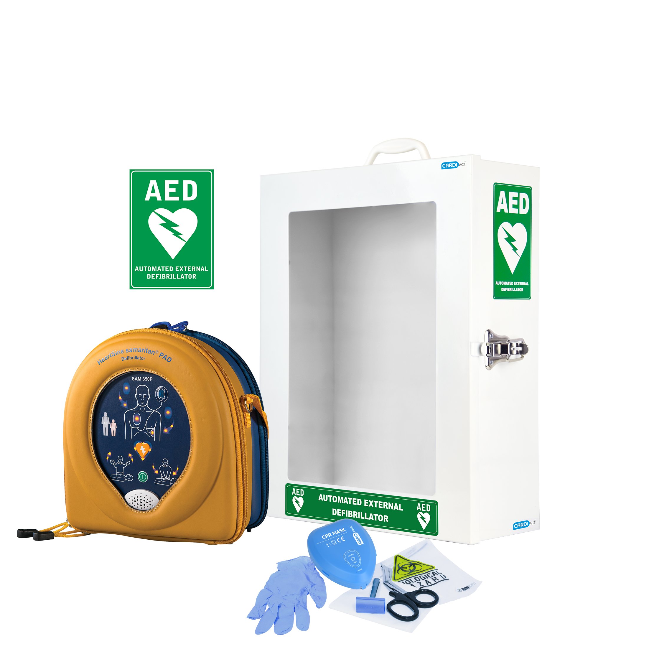 Heartsine 350P Defibrillator Bundle