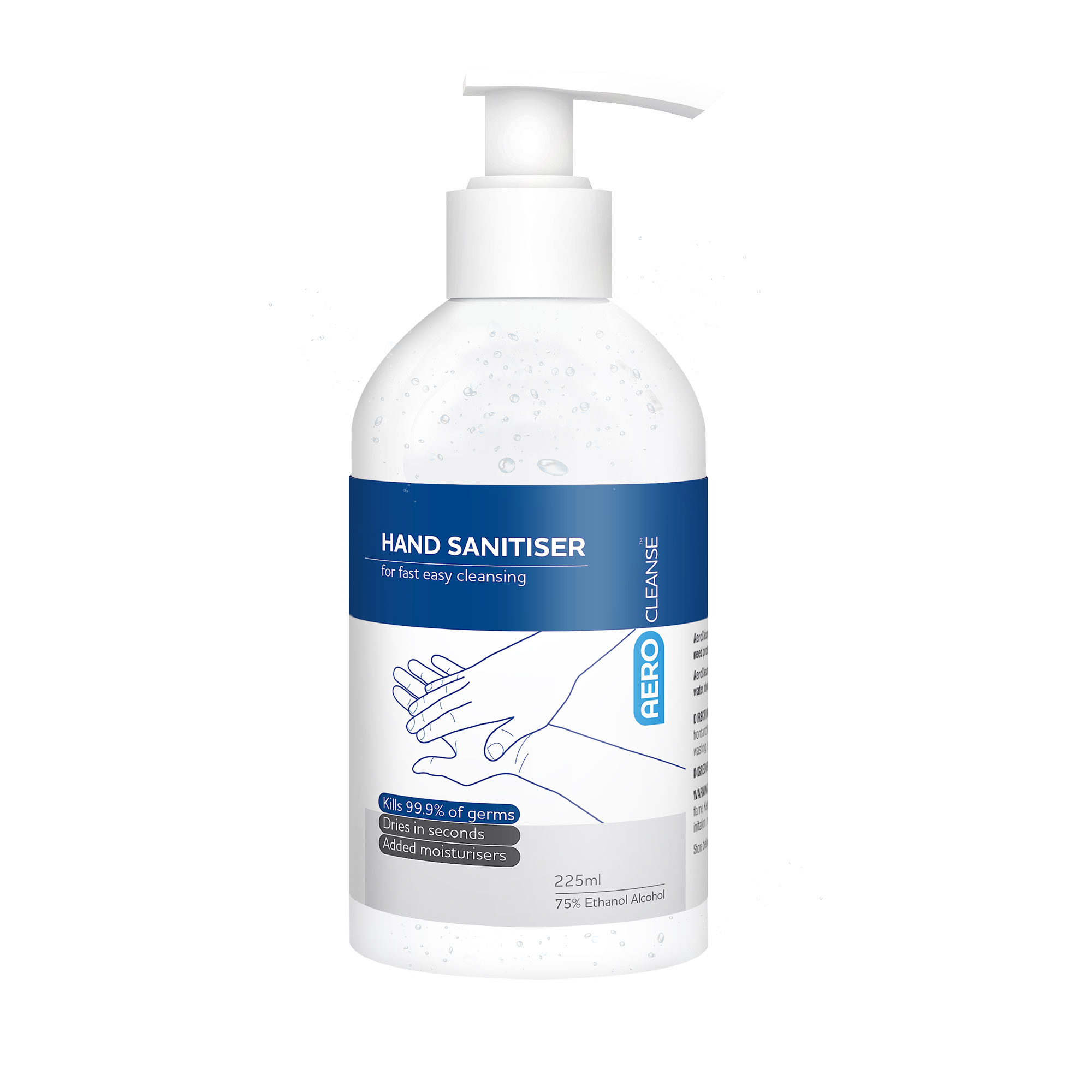 Hand Sanitiser Gel 225ml (10 pack)